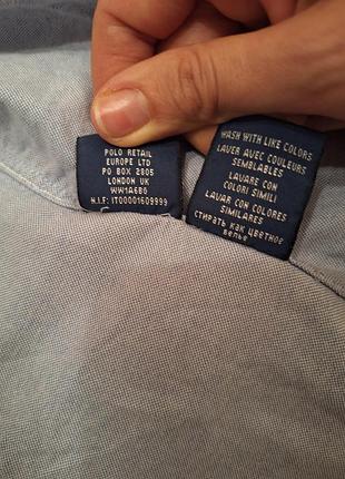 Рубашка женская с длинным рукавом и воротником спазм-down от бренда polo ralph lauren 6