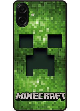 Силіконовий чохол бампер для samsung a08 гра minecraft майнкрафт
