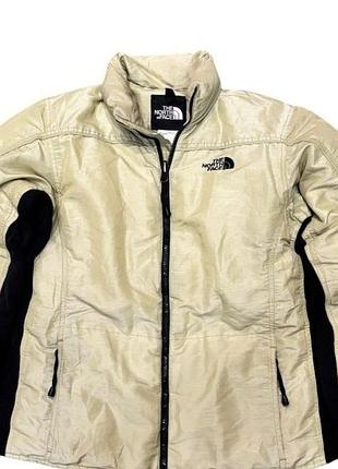 Куртка чоловіча the north face мікропуховик гібрид бежева, чорна, розмір l