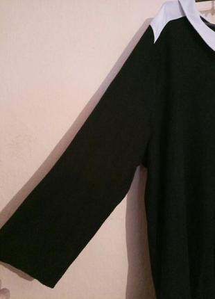 Свитерок с белым воротничком 3