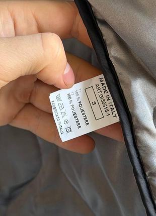 Куртка жіноча teeshopen quilted block jacket сіра лайнер 9
