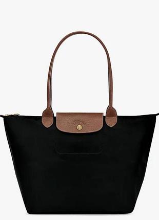 Шопер жіночий longchamp чорний розмір m