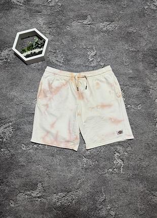 Шорти dickies чоловічі трикотажні оригінал дикіс тай дай білий