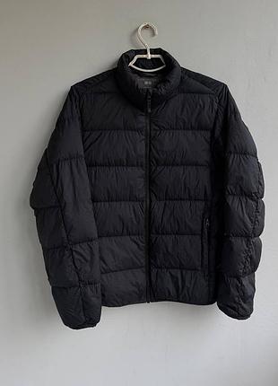 Чоловічий пуховик uniqlo down jacket чорний