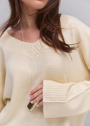 Молочний реглан oversize 3