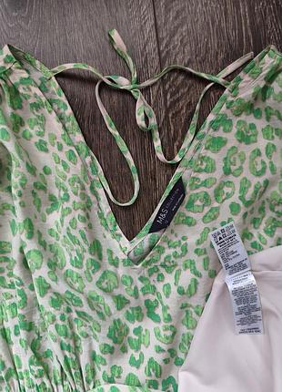 Сукня міді в леопардовий принт від marks&spencer 8