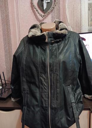 Куртка женская, девичья, натуральная кожа.