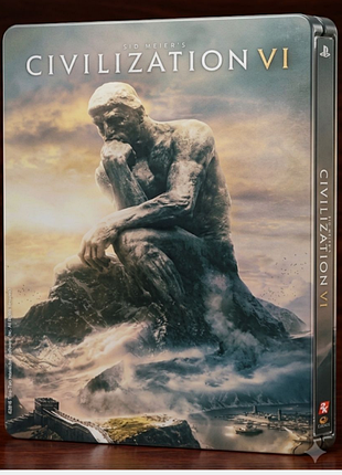 Металлический бокс steelbook civilization vi для dvd/cd диска – коллекционный кейс