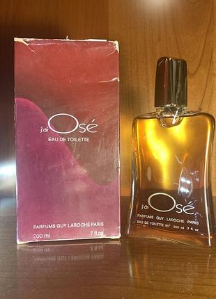 Туалетна вода guy laroche j'ai ose eau de toilette 200 мл для жінок
