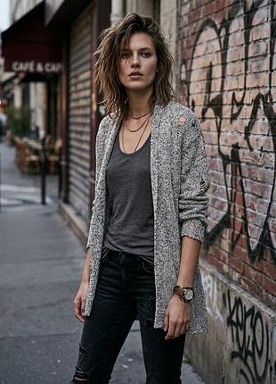 Вязаный льняной кардиган zadig &amp; voltaire (оригинал, имталия), s