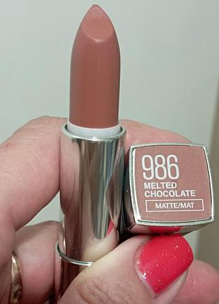 Помада maybelline тон986