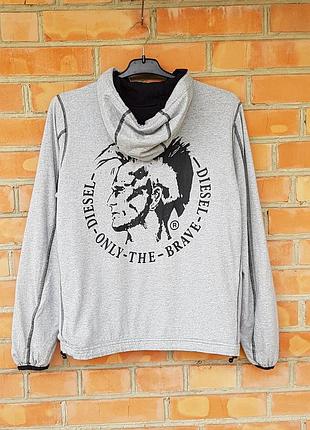 Diesel only the brave mohawk big logo куртка двостороння оригінал (s)