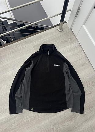 Чоловіча флісова кофта berghaus polartec чорна