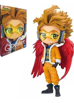Фігурка bandai spirits q posket моя геройська академія хокс my hero academy hawks 14 см qp mha h b