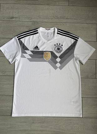Футбольная футболка джерси нищевичка германия адедас germany adidas football shirt soccer jersey size l л размер оригинал