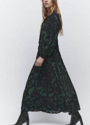 Сукня міді zara  (р.l)