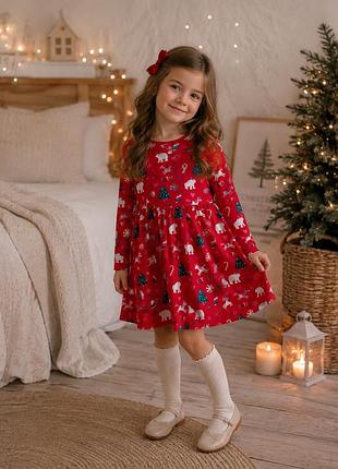 Новогоднее платье на 6-7 лет
