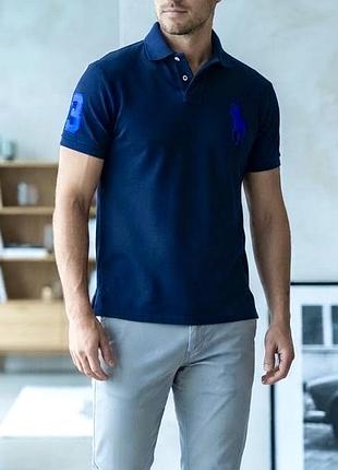 Чоловіче поло polo ralph lauren (оригінал), розмір l, custom fit