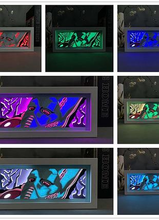 Многослойный ночник лампа аниме фанни валентайн джоджо светильник jojo rgb (zdd- 266)
