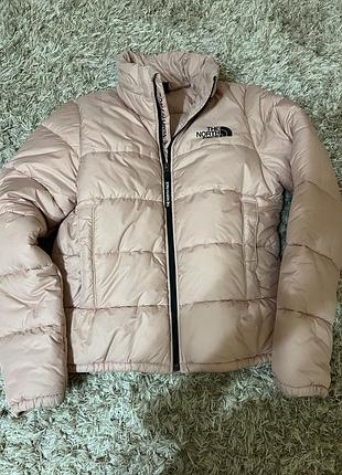 Куртка жіноча the north face рожева