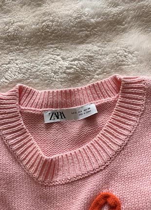 Рожевий светр zara 5
