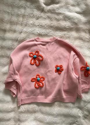 Рожевий светр zara 4