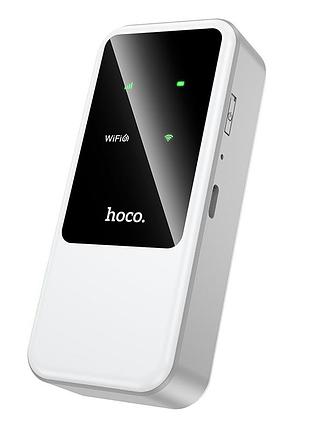 Мобільний роутер hoco hi42 mobile portable wifi(europe asia and africa) white