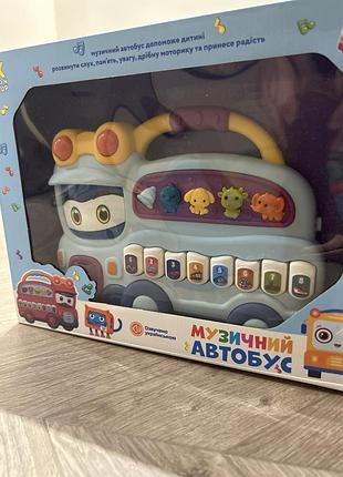 Яскрава музична іграшка-піаніно limo toy «друзі доремішки: пожежна машина» (ft 0035 ab)