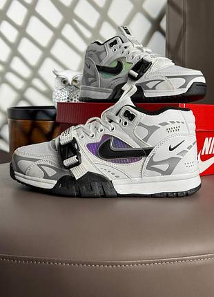 Чоловічі кросівки nike air trainer 1 sp utility white black metallic