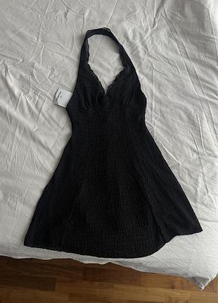Коротка сукня жіноча pull&bear чорна