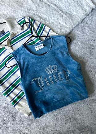 Синій топ juicy couture