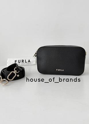Furla petunia mini crossbody bag жіноча брендова шкіряна сумка оригінал сумочка кросбоді фурла на подарунок дружині женская кожаная сумка оригинал
