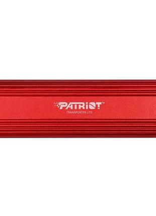 Портативный ssd patriot transporter lite 1tb red type-c