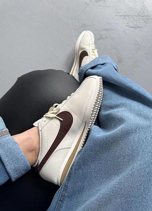 Трендові nike cortez beige/brown 🤎 7