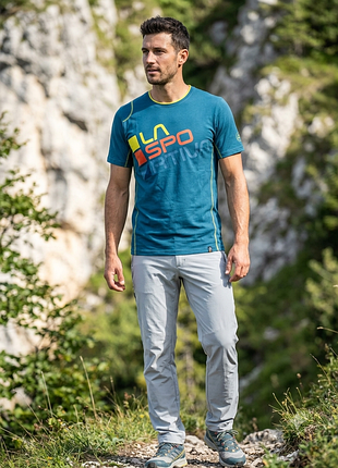Мужская футболка la sportiva square t-shirt (m) | 100% organic cotton