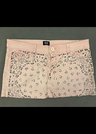 Архив / винтаж мини юбка d&g dolce gabbana 2000s y2k, редкий принт бандана