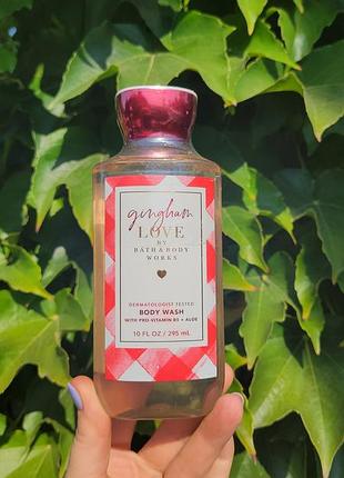 Шикарный парфюмированный гель для душа gingham love от bath &amp; body works 295 мл