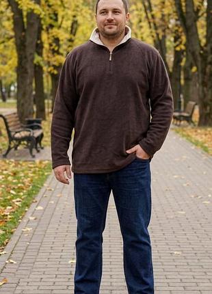 Флісова кофта тепла xl/xxl ог 130-136 см