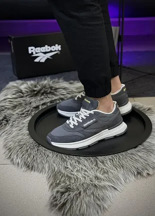 Кросівки reebok classic, темно сірі 3097-2