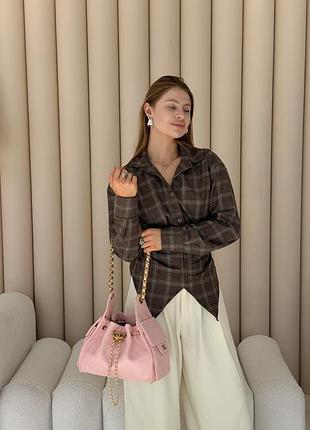 Кожаная женская сумочка chanel брендовая сумка на плечо для девушки классическая городская сумка шанель для женщины