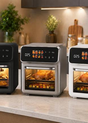 Електрична мультипіч top kitchen tk-00244 12л / аерогриль з сенсорним керуванням 2400 вт 10 програм