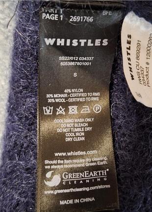 Вовняний джемпер із мохером whistles 9