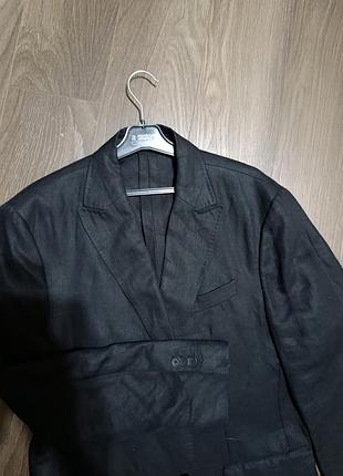 Пиджак льняной massimo dutti батал 2
