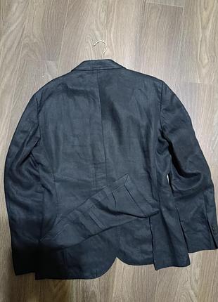 Пиджак льняной massimo dutti батал 9