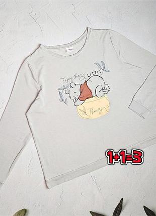 🎁1+1=3 женский мягкий свитер лонгслив с венни пухом disney, размер 58 - 60