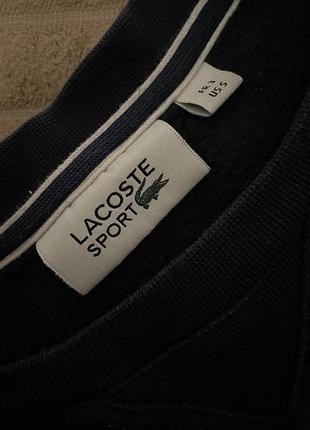 Кофта lacoste синя, розмір s-m 3