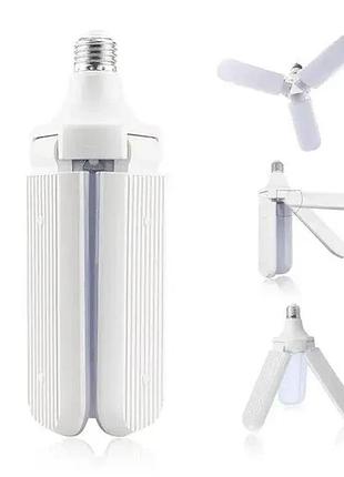 Светодиодная лампа fan blade led 45w e27 тройная в форме вентилятора
