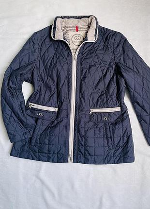 Куртка жіноча gerry weber стьобана темно-синя xl (50)