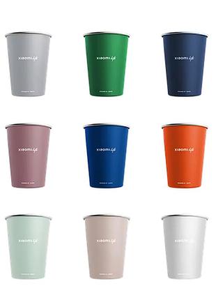 Чашка для пиття xiaomi stainless steel drinking cup 9-color set
