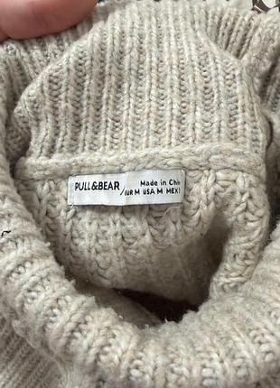 Светр жіночий pull&bear бежевий розмір m 3